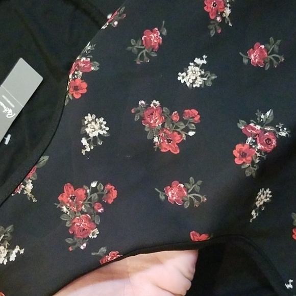 Reitmans floral print sheer tank top XL NWT - Picture 5 of 8